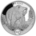 Srebrna moneta Dzika Natura Świata: Niedźwiedź z Kongo, 1 oz, 2022