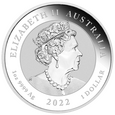Srebrna moneta Quokka, 1 oz, 2022