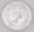 Srebrna moneta Niue: Ryczący Lew 1 oz Ag999 2021