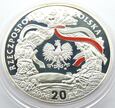 Srebrna moneta NBP 20 zł Dożynki 2004 28,28g Ag925