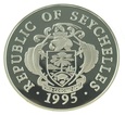 Moneta srebrna Seszele 25 Rupii IO 1996 31,47g Ag925