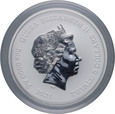 #AL# Tuvalu, Elżbieta II, 5 dolarów 2021, Posejdon, 5 uncji srebra