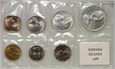 Bahamy, zestaw monet od 1 centa do 1 dolara, 1966