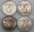 #B03# 64. Niemcy, III Rzesza, 4 x 5 marek, Hindenburg