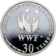 WWF, medal z 1986 roku, Żuraw  Srebro