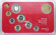 Szwajcaria, zestaw 9 monet od 1 rappena do 5 franków 2001 (proof)