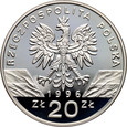 Polska, III RP, 20 złotych 1996, Jeż z młodymi 