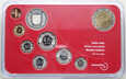 Szwajcaria, zestaw 9 monet od 1 rappena do 5 franków 2002 (proof)