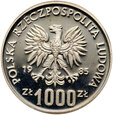 Polska, PRL, 1000 zł 1985, Ochrona środowiska, Wiewiórka, Próba