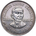 816. Filipiny, 1 peso 1964, Apolinario Mabini