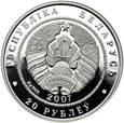 603. Białoruś, 20 rubli, 2007, Wilk #P