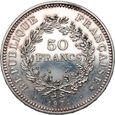 Francja, Trzecia Republika, 50 franków 1974, Herkules, prooflike