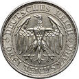 Niemcy, Republika Weimarska, 3 marki 1929 E,1000. lat istnienia Miśni
