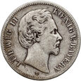 Niemcy, Bawaria, Ludwik II, 2 marki 1877 D, Monachium