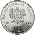 III RP, 10 zł 1996, Zygmunt II August, Półpostać, PCG PR70 #BM