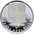 Czechy, 200 koron 2001, stempel lustrzany