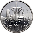 #AM# Polska, 100000 złotych 1990, Solidarność, 32 mm, nikiel