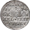 #AK# Polska, Zygmunt III Waza, trojak 1594, Ryga