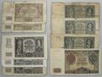 28. Polska, GG, zestaw 9 sztuk banknotów 1940/41