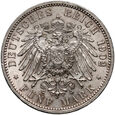 283. Niemcy, Badenia, Fryderyk I, 5 marek 1902