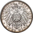 Niemcy, Saksonia, 2 marki 1909, Uniwersytet w Lipsku