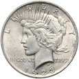 1267. USA, 1 dolar, 1923,  Peace
