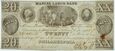 USA, 20 dolarów 1838, Manual labor bank, Philadelphia