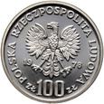 Polska, PRL, 100 złotych 1978, Interkosmos, Próba