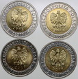 #AO# 54. Polska, 4 x 5 złotych z lat 2016-2017