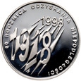 1655. Polska, III RP, 10 zł 1998, Odzyskanie Niepodległości