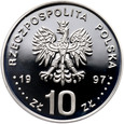 1653. Polska, III RP, 10 zł 1997, 1000-lecie śmierci św. Wojciecha