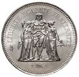09. Francja, Piąta  Republika, 50 franków 1978, Herkules