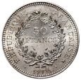 09. Francja, Piąta  Republika, 50 franków 1978, Herkules