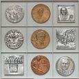 Zestaw 9 szt. medali o tematyce historycznej, religijnej, numizmatyka