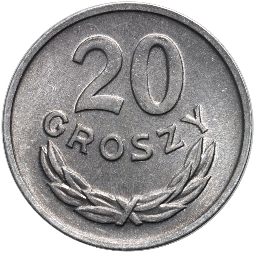 25. Polska, PRL, 20 groszy 1962