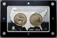 USA, 2 x 1/4 dolara 2004, 15 rocznica wprowadzenia ćwierćdolarówek