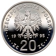 Polska, III RP, 20 złotych 1995, 50. rocznica powstania ONZ 