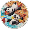 Chiny, 10 yuanów 2022, Panda, Four Seasons - Summer
