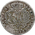 #AK# Polska, August III, 1/6 talara 1763 FWóF, Drezno