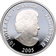 Kanada, Elżbieta II, 10 dolarów 2005, Jan Paweł II