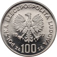 #AM# Polska, PRL, 100 zł 1977, Sienkiewicz, próba, nikiel