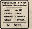 Polska, 100 marek 1922 Piłsudski, próba, KOPIA, Kremnica