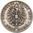 Niemcy, Bawaria, Ludwik II, 5 marek 1876 D