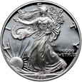 USA, 1 dolar 1997 P, Silver Eagle, stempel lustrzany (proof)