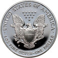 USA, 1 dolar 1997 P, Silver Eagle, stempel lustrzany (proof)
