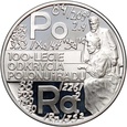 #AS# Polska, III RP, 20 złotych 1998, Odkrycie Polonu i Radu 