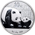 #AO# Chiny, 10 juanów 2011, Panda, uncja srebra