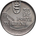 #AM# Polska, PRL, 10 złotych 1972, 50 lat portu w Gdyni, nikiel