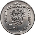 #AM# Polska, PRL, 10 złotych 1972, 50 lat portu w Gdyni, nikiel