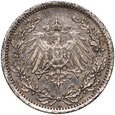 302. Niemcy, Wilhelm II, 1/2 marki 1915 A